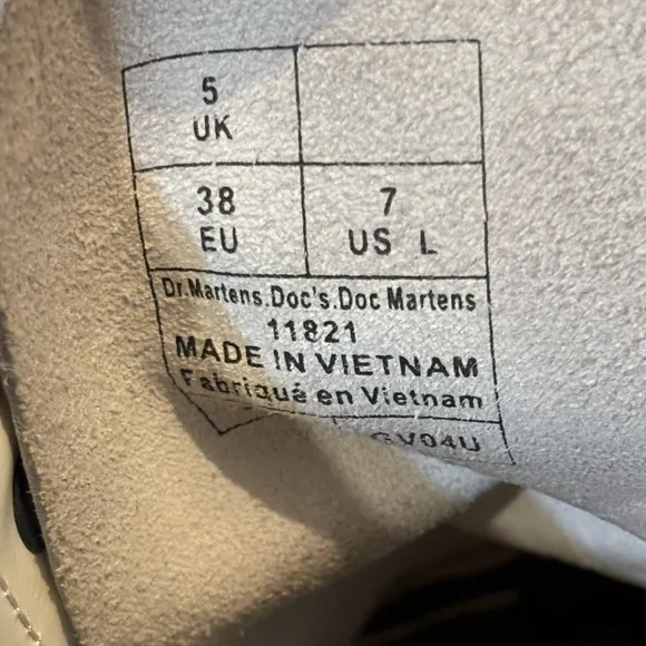 Doc Marten White Boots