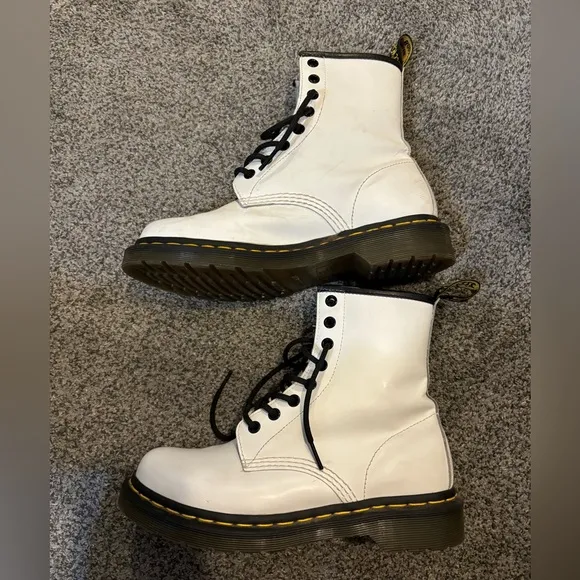Doc Marten White Boots