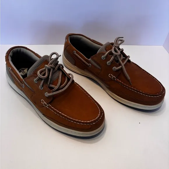 Dockers Boat Shoes Men’s 12M Brown Casual Excellent Condition