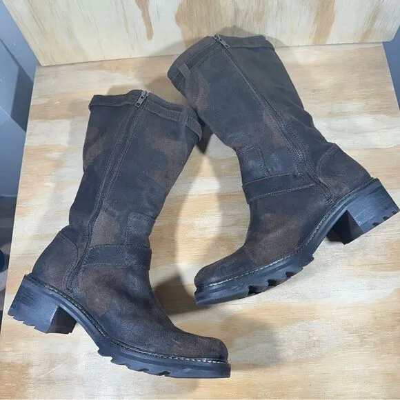 Donald J Pliner Gilsey Moto Boots Women’s Size 10