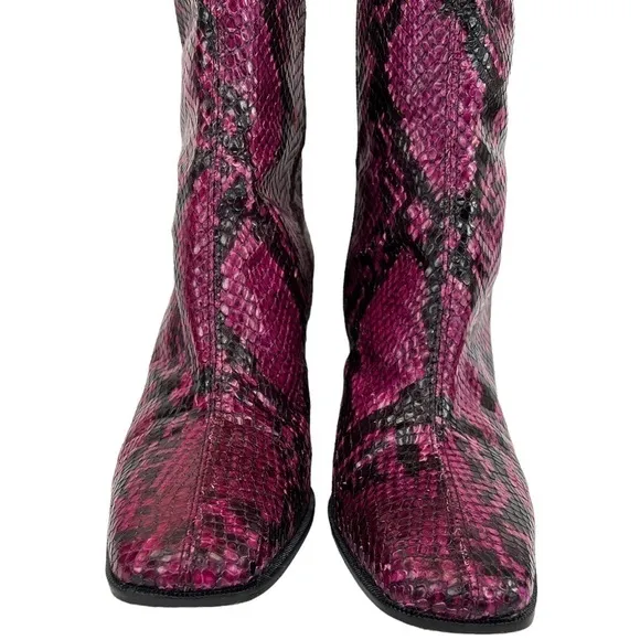 Donald J. Pliner Women’s Snake Print Boots