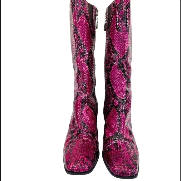 Donald J. Pliner Women’s Snake Print Boots