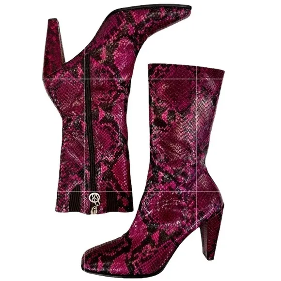 Donald J. Pliner Women’s Snake Print Boots