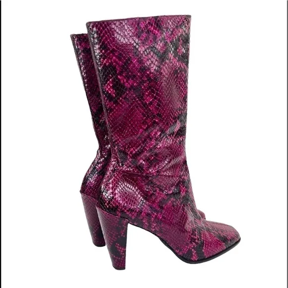 Donald J. Pliner Women’s Snake Print Boots