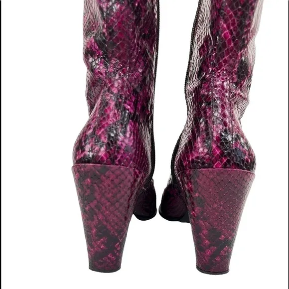 Donald J. Pliner Women’s Snake Print Boots