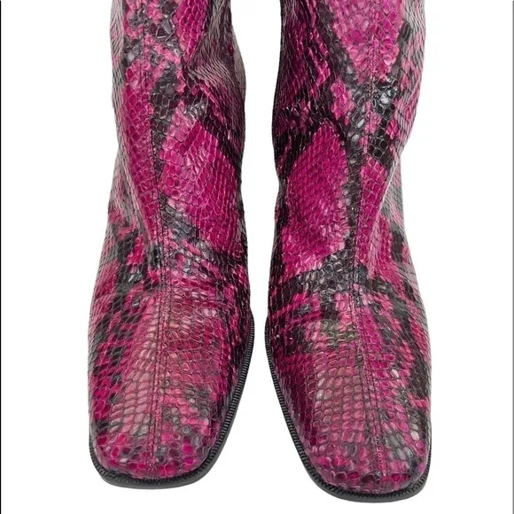 Donald J. Pliner Women’s Snake Print Boots