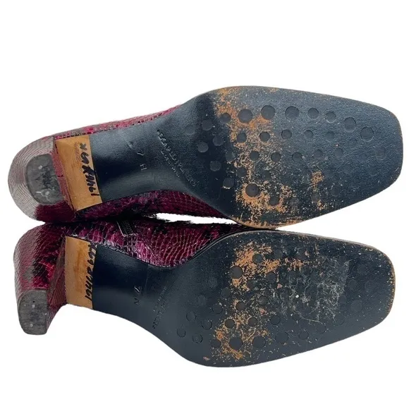 Donald J. Pliner Women’s Snake Print Boots
