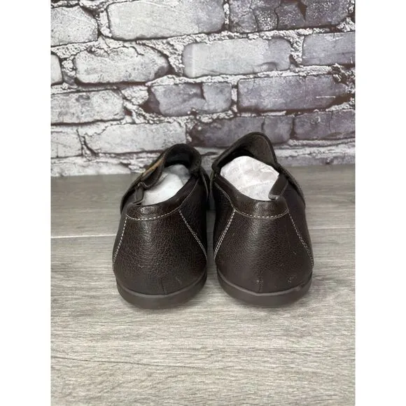 Donald J. Pliner Brown Leather Slip On Casual Driving Shoes Men’s Sz 11M US/44EU