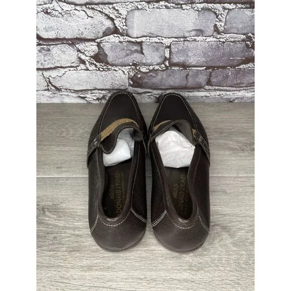 Donald J. Pliner Brown Leather Slip On Casual Driving Shoes Men’s Sz 11M US/44EU