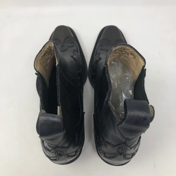 Donato Marrone Black Leather Ankle Boots Men’s 6.5