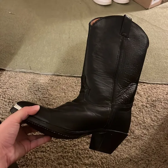DOUBLE H Cowboy Boots Men’s Size 9 Made in the USA Oil Resistant Boots