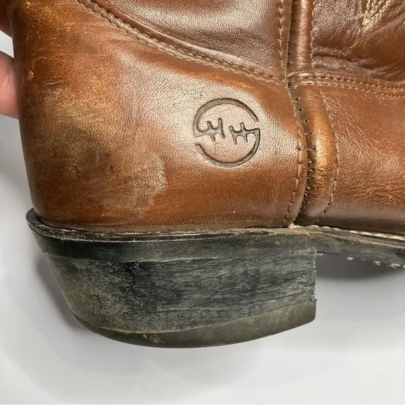 Double H leather cowboy boots men’s size 9
