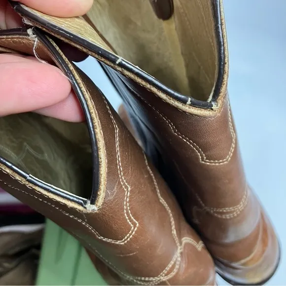 Double H leather cowboy boots men’s size 9