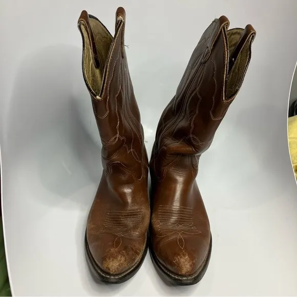 Double H leather cowboy boots men’s size 9