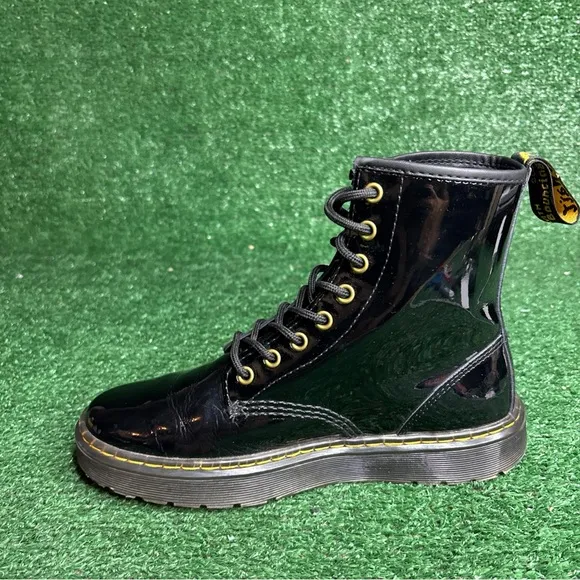 Dr. Doc Martens Zavala Boots Patent Leather Men’s Size 7/ Women’s Size 8