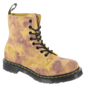Dr Martens 1460 Pascal Burnt Yellow Leather/Suede Boots (Women’s size 7)