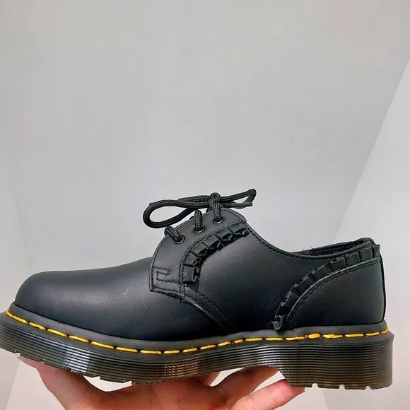 Dr Martens 1461 Frill Leather Shoes,‎ NEW, Size 6|EUR 37