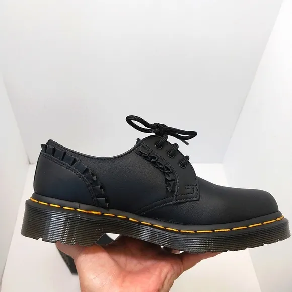 Dr Martens 1461 Frill Leather Shoes,‎ NEW, Size 6|EUR 37