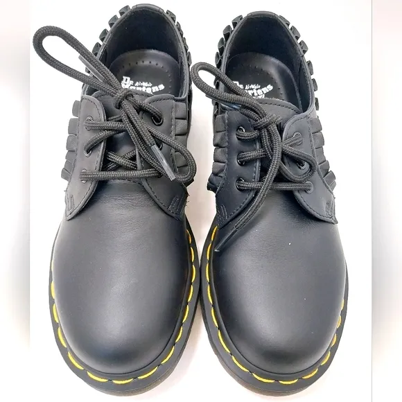 Dr Martens 1461 Frill Leather Shoes,‎ NEW, Size 6|EUR 37