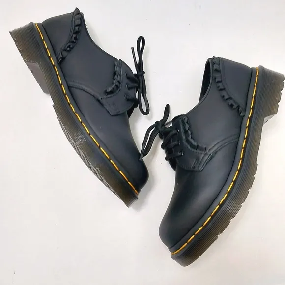 Dr Martens 1461 Frill Leather Shoes,‎ NEW, Size 6|EUR 37