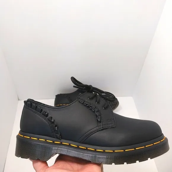 Dr Martens 1461 Frill Leather Shoes,‎ NEW, Size 6|EUR 37