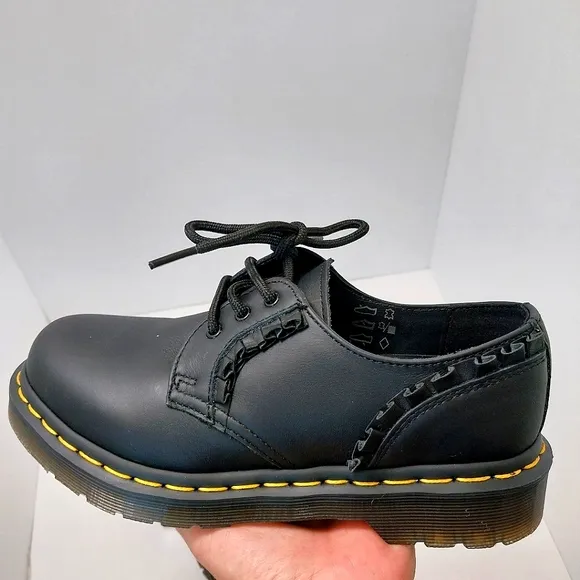 Dr Martens 1461 Frill Leather Shoes,‎ NEW, Size 6|EUR 37