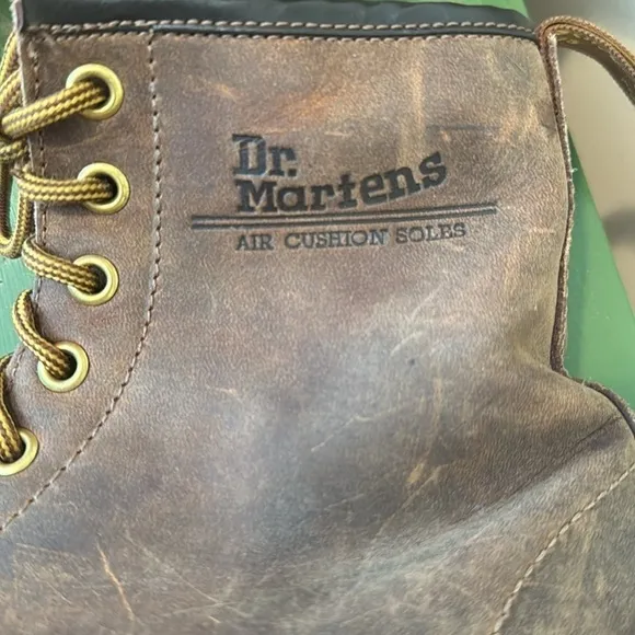 Dr Martens air wair brown boots Made in England