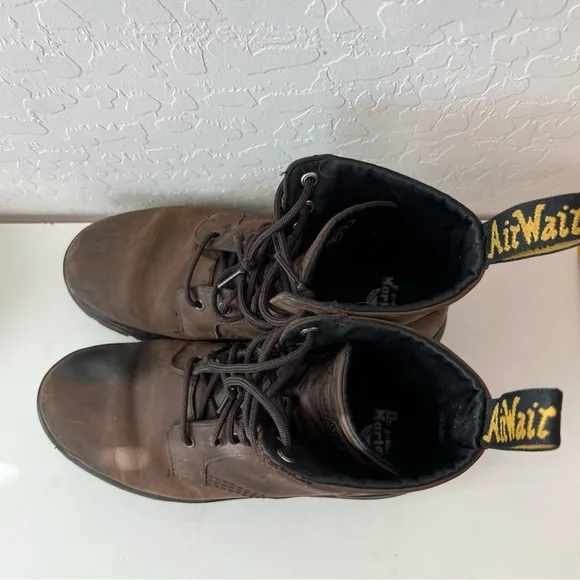 Dr. Martens Combs Brown Leather Boots Men’s