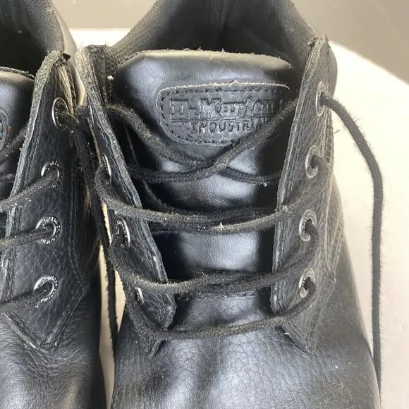 Dr. Martens Esteem Black Leather Industrial Non Slip Lace Up Work Chukka Boot 11