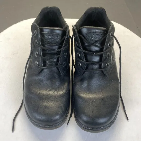 Dr. Martens Esteem Black Leather Industrial Non Slip Lace Up Work Chukka Boot 11