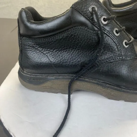 Dr. Martens Esteem Black Leather Industrial Non Slip Lace Up Work Chukka Boot 11