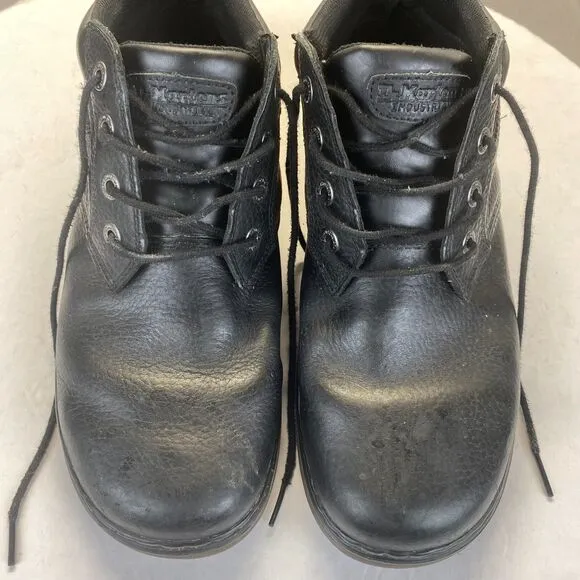 Dr. Martens Esteem Black Leather Industrial Non Slip Lace Up Work Chukka Boot 11