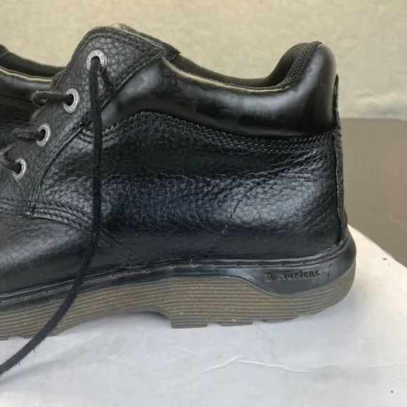 Dr. Martens Esteem Black Leather Industrial Non Slip Lace Up Work Chukka Boot 11