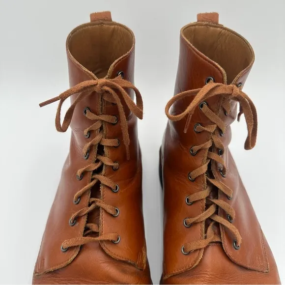 Dr. Martens Harrow Charlton Boots Brown Men’s Size 13 Leather Lace Up Work