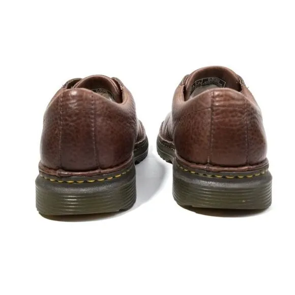 DR MARTENS Hazeldon Grizzley Leather 90s Gorpcore Hiking Shoes Mens 10 Brown Y2K