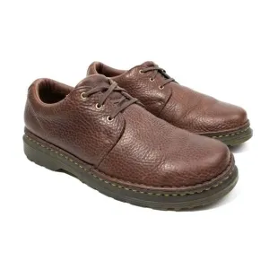 DR MARTENS Hazeldon Grizzley Leather 90s Gorpcore Hiking Shoes Mens 10 Brown Y2K