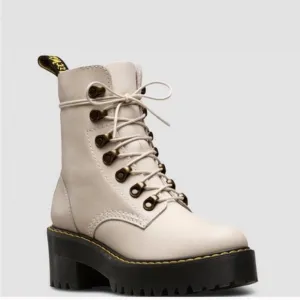DR. MARTENS Leona Temperley Leather Heeled Boots