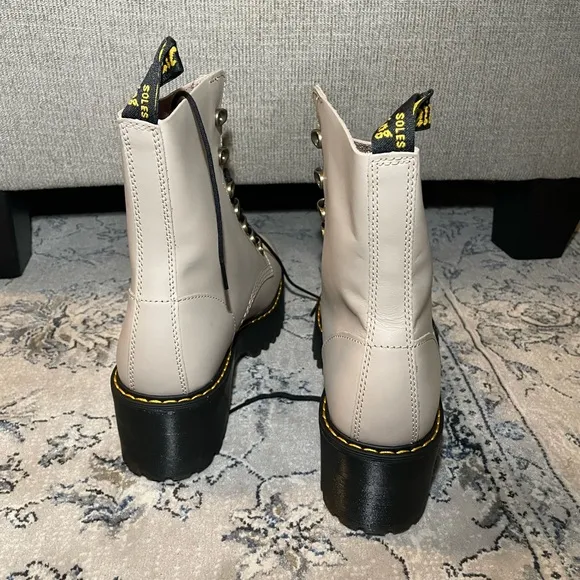 DR. MARTENS Leona Temperley Leather Heeled Boots