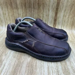 Dr.‎ Martens Mawgan Men's Size 9 Brown Leather Low Top Sneakers Shoes Casual