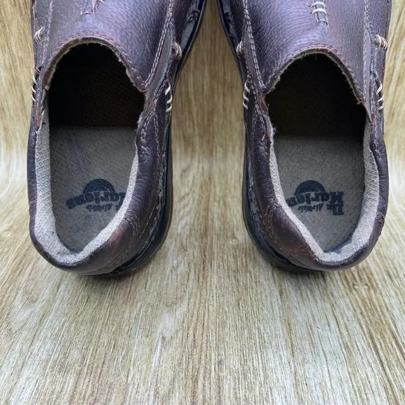 Dr.‎ Martens Mawgan Men's Size 9 Brown Leather Low Top Sneakers Shoes Casual
