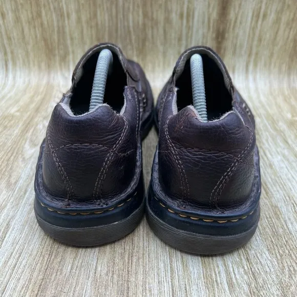 Dr.‎ Martens Mawgan Men's Size 9 Brown Leather Low Top Sneakers Shoes Casual