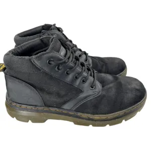 Dr. Martens Unisex Bonny Black Canvas Lace Up Ankle Boots Sz Men 10/Women 11