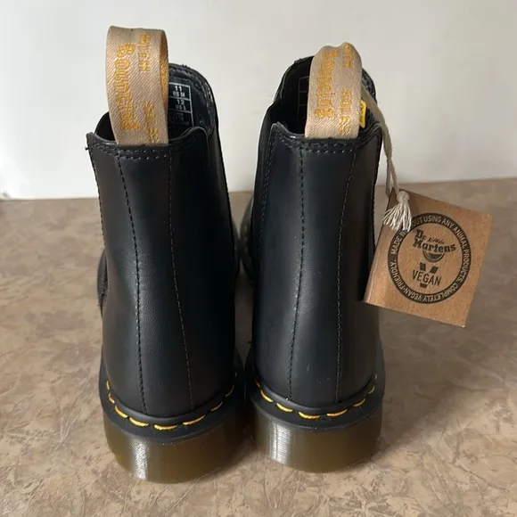 Dr Martens Vegan Leather Chelsea Boots 2976, Size 11 US Men’s/12 US Ladies, New!