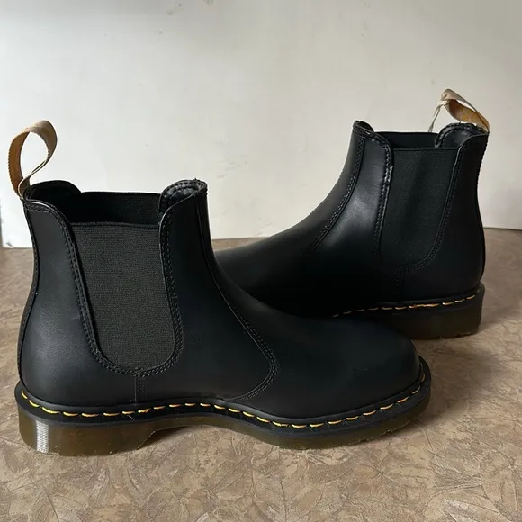 Dr Martens Vegan Leather Chelsea Boots 2976, Size 11 US Men’s/12 US Ladies, New!
