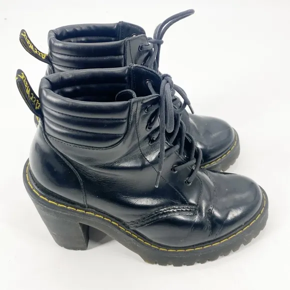 Dr Martens Women’s Persephone Boots Sz 7 Black Platform