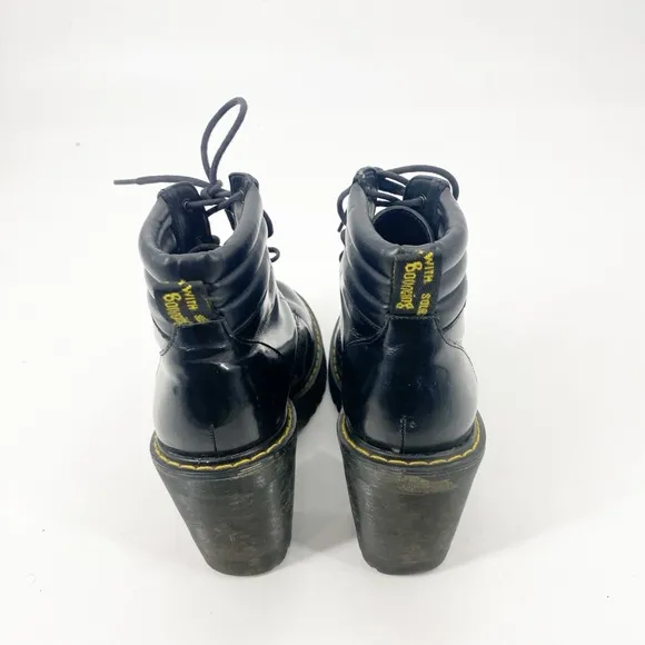 Dr Martens Women’s Persephone Boots Sz 7 Black Platform
