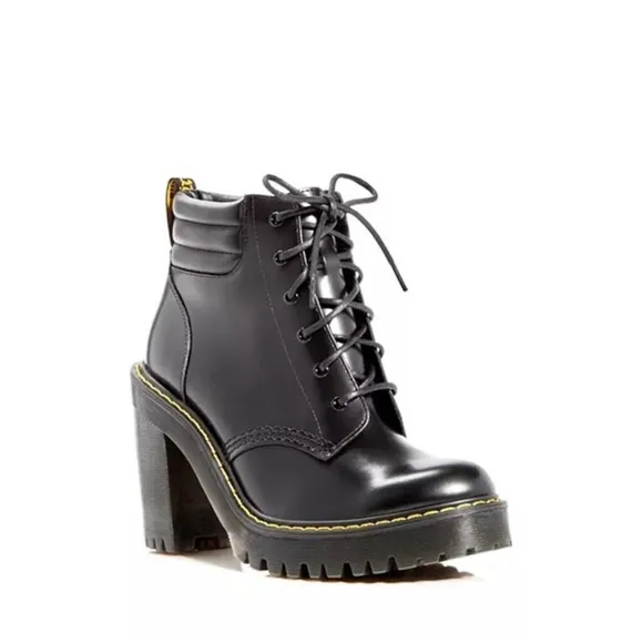 Dr Martens Women’s Persephone Boots Sz 7 Black Platform