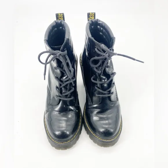 Dr Martens Women’s Persephone Boots Sz 7 Black Platform