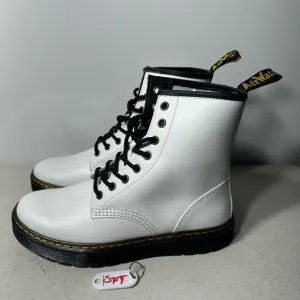 Dr. Martens Zavala Boots, White  Women’s 8/ Men’s 7. New Without Tags.