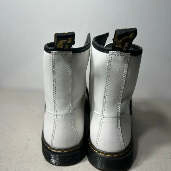 Dr. Martens Zavala Boots, White  Women’s 8/ Men’s 7. New Without Tags.